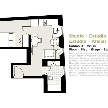 Daire Serviced - Santos *