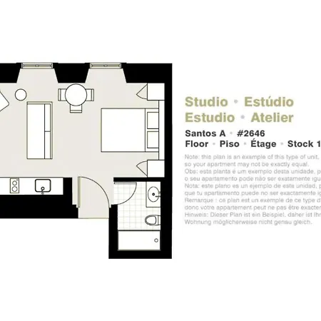 Serviced - Santos Apartment *